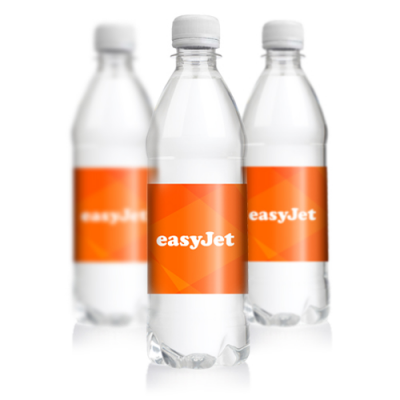 500ml Branded Water Bottle Clear