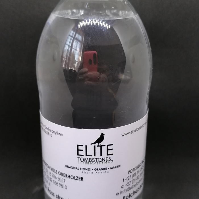 350ml Branded Water Bottles Clear