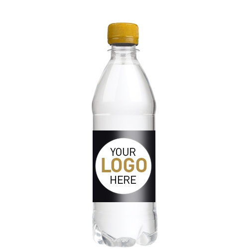 500ml Branded Water Bottle Clear