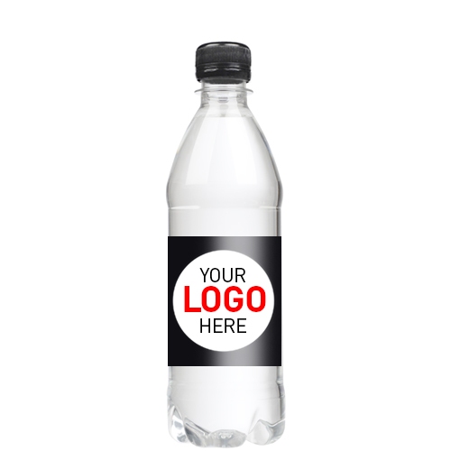 500ml Branded Water Bottle Clear