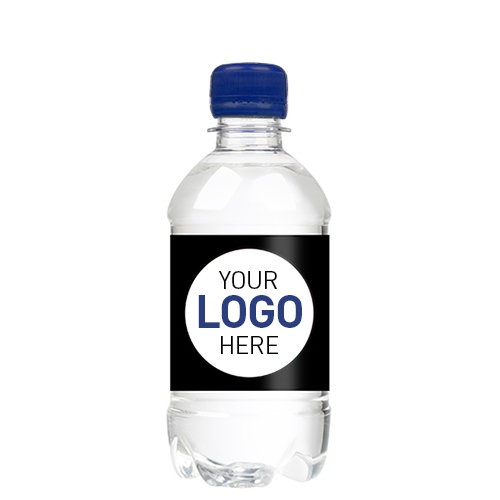 350ml Branded Water Bottles Clear